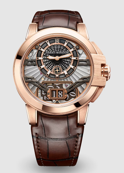 Review Harry Winston Ocean Big Date Automatic 42mm OCEABD42RR001 watch Replica